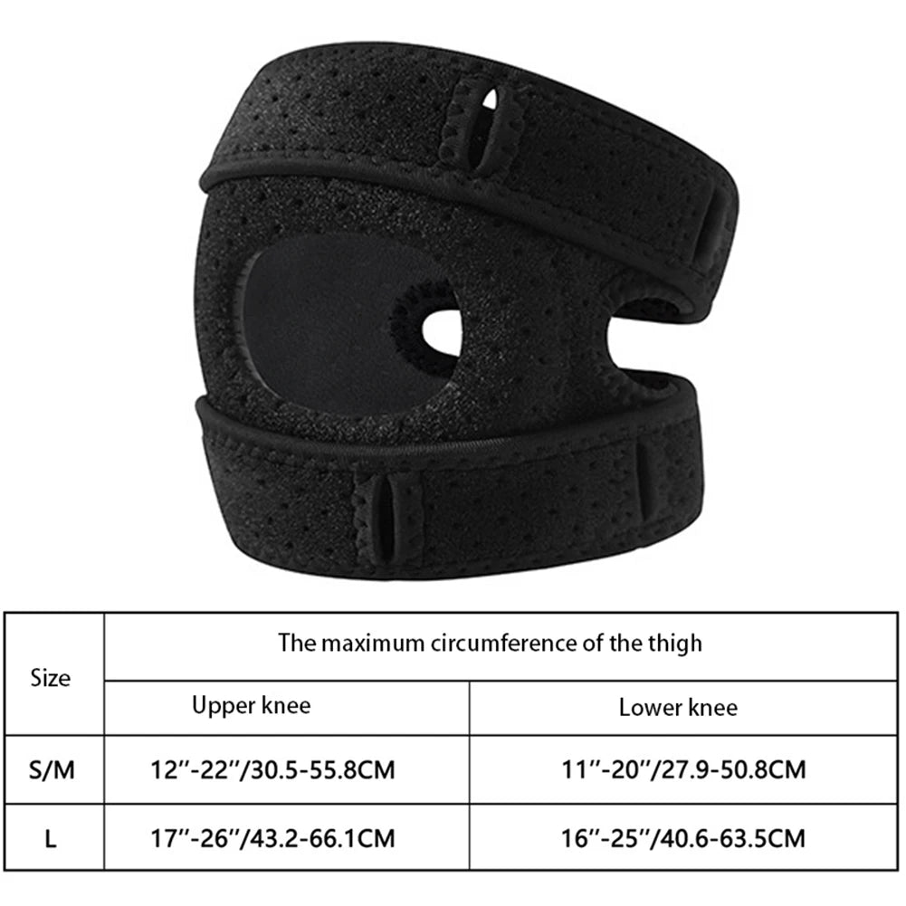 Adjustable Patella Knee Brace for Running Sports - silverfoxgoods